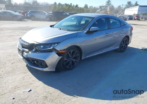 2019 Honda Civic Sport из США, поврежденный, VIN 2HGFC2F8XKH602463
